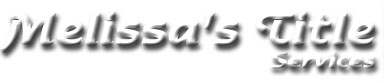 Melissa's Title Services
